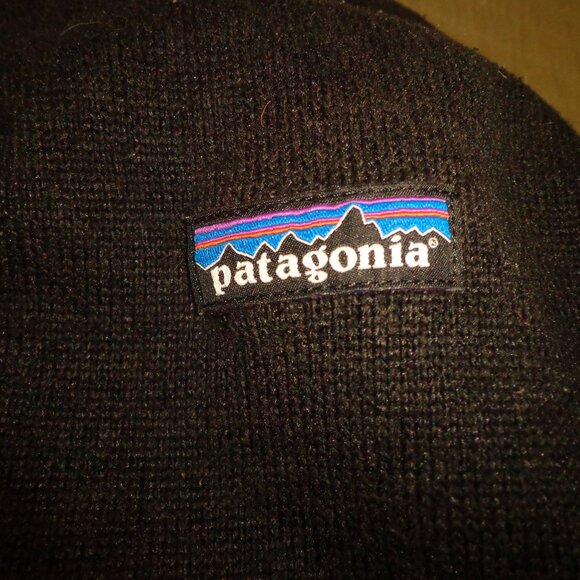 Patagonia Women's Better Sweater 1/4 Zip Fleece L Black Stand Collar - Picture 10 of 14